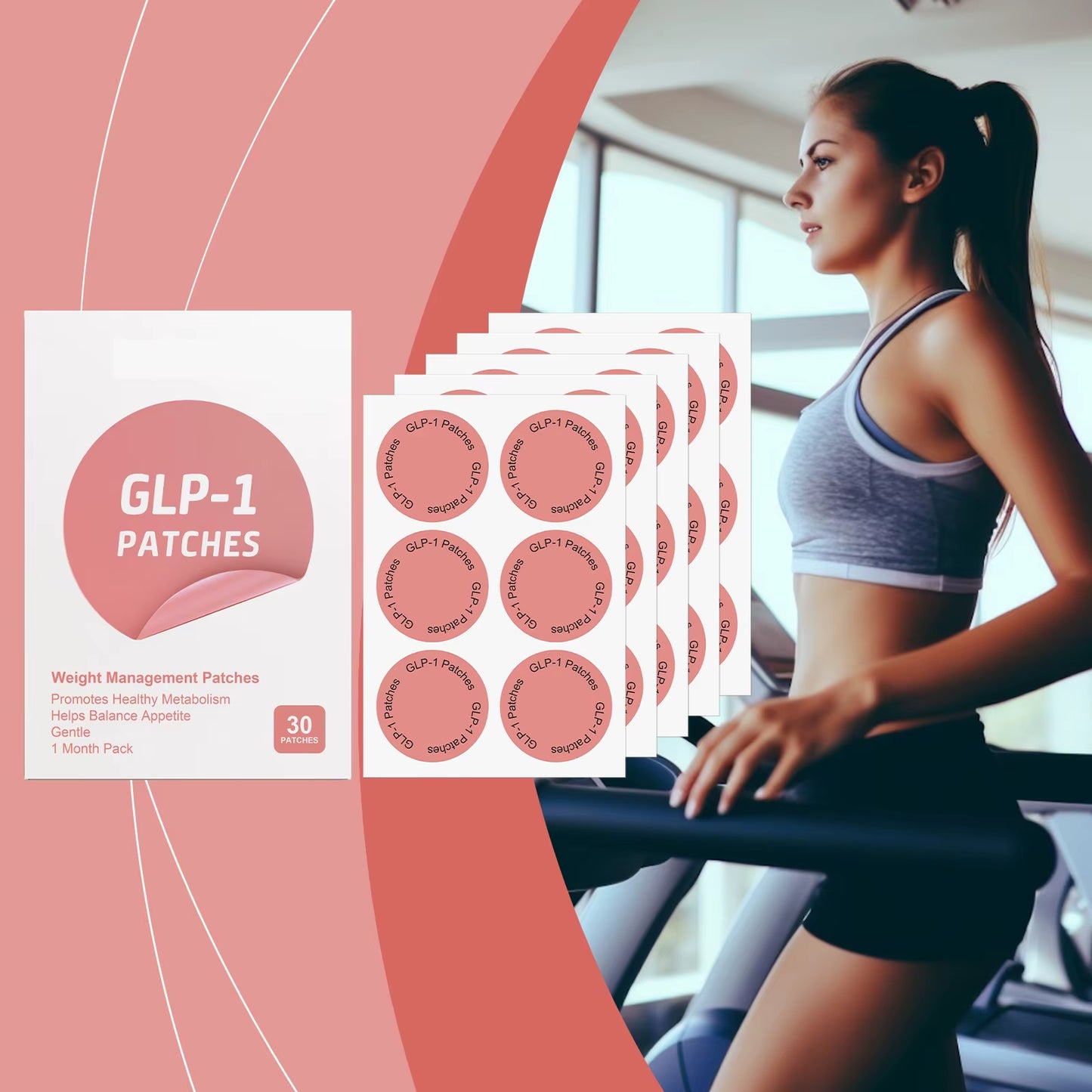 Body Care Patches Firming Abdomen Glp1 Patches Fat Burning Balance Body Patch Accelerate Metabolism Patch